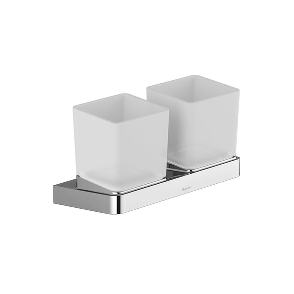 Держатель с двумя стаканами RAVAK (стекло) TD 220.00