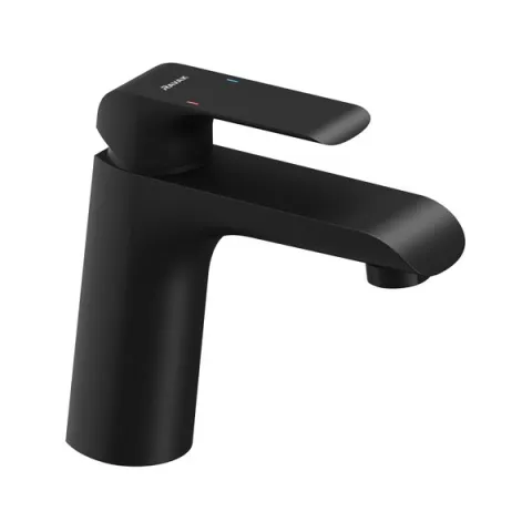 Смеситель для умывальника без донного клапана RAVAK Flat black FL 014.20