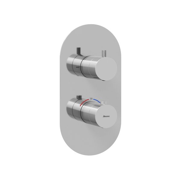 Рабочее тело смесителя скрытого монтажа RAVAK R-box RB 07C.50 (для ES 063, ES 067) Termo