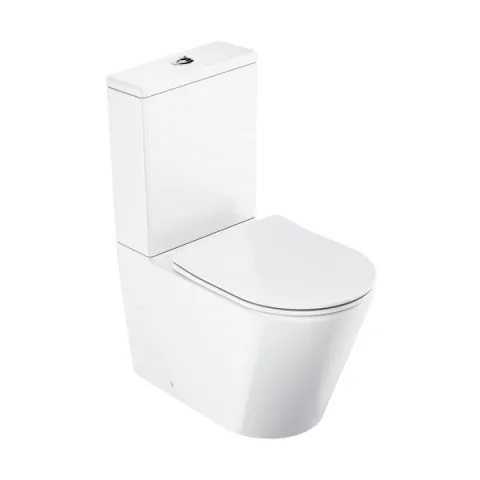 Напольный унитаз RAVAK Elegant RimOff Combi белый