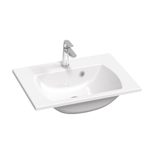 Умывальник RAVAK Classic II Slim 700 белый с отверстиями