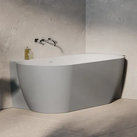 Ванна RAVAK Freedom Corner II TEC L 1750x860 пристенная белая матовая (слив-перелив - белый)