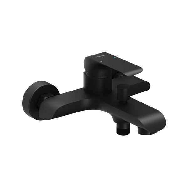 Смеситель для ванны RAVAK Flat black FL 022.20/150 150 мм