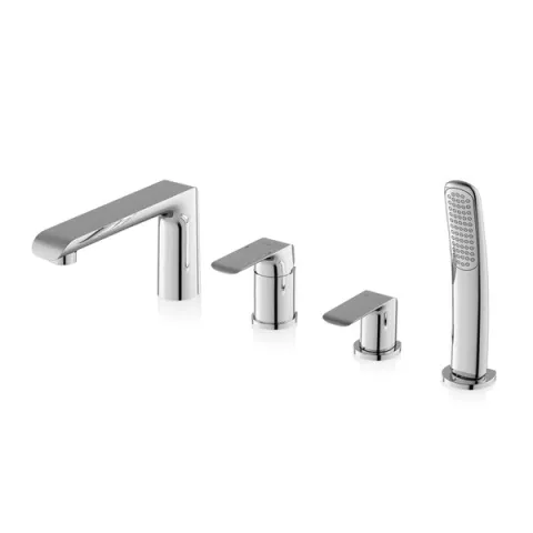 Смеситель врезной каскадный для ванн RAVAK Flat FL 026.00