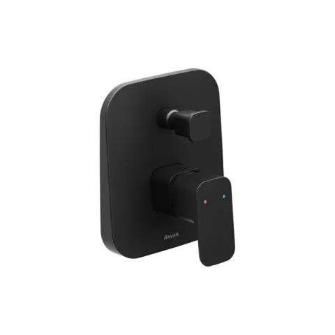 Смеситель скрытого монтажа RAVAK 10° Free black TD F 061.20 с переключателем