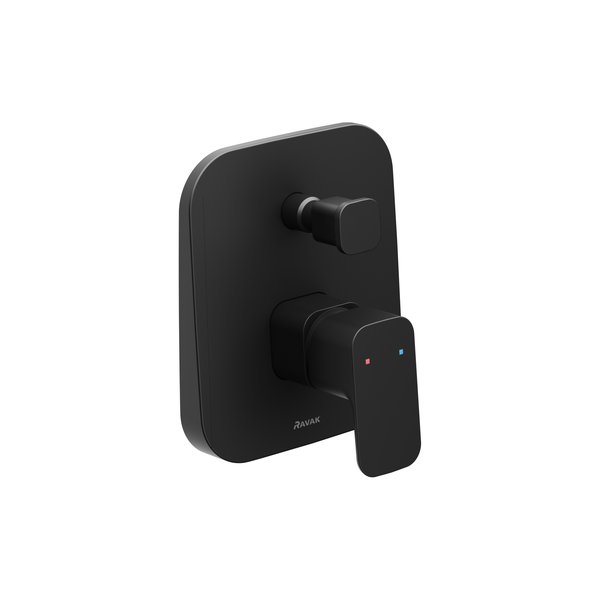 Смеситель скрытого монтажа RAVAK 10° Free black TD F 061.20 с переключателем