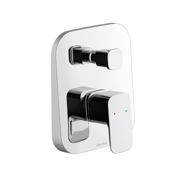 Смеситель скрытого монтажа RAVAK 10° Free TD F 061.00 с переключателем