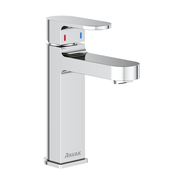 Смеситель для умывальника RAVAK Chrome CR 014.00 без донного клапана