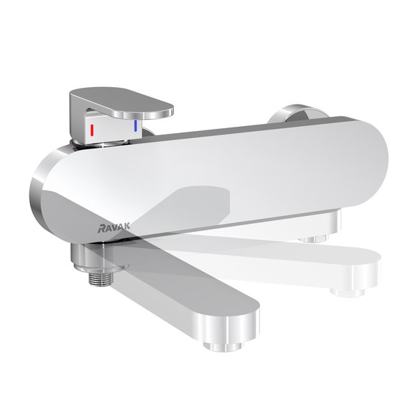Смеситель для ванны RAVAK CR 022.20BL черный