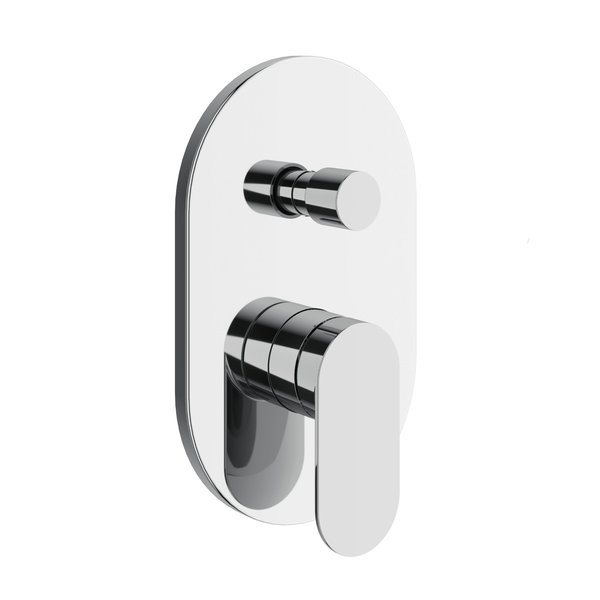 Смеситель скрытого монтажа RAVAK CR II 065.00CR II.O2 хром (2 вывода) + нужен RB 070.50 (X070052)