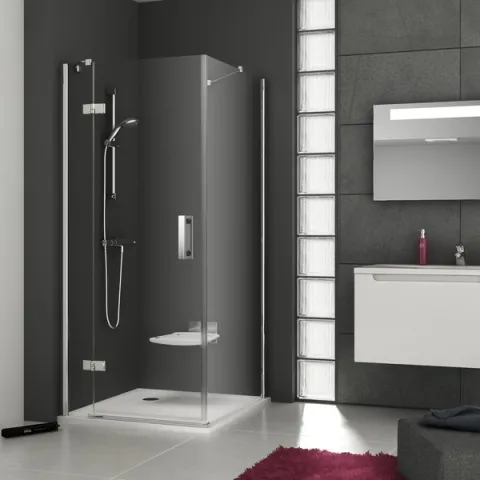 Неподвижная стенка RAVAK SmartLine SMPS-100 правое, профиль блестящий, стекло прозрачное