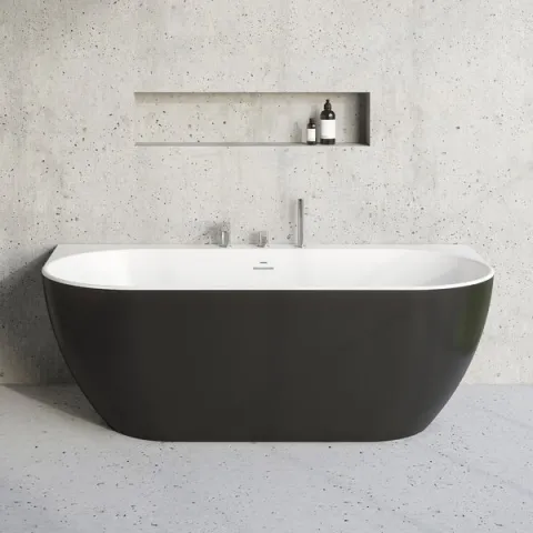 Ванна RAVAK Freedom W 166х80 в черном цвете