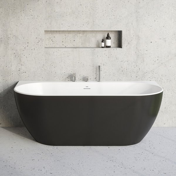 Ванна RAVAK Freedom W 166х80 в черном цвете