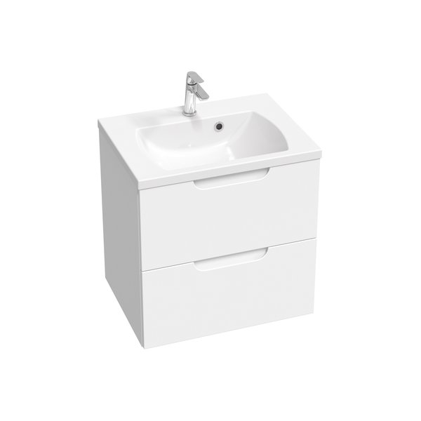 Тумба под умывальник RAVAK SD Classic 800 II, белый/белый