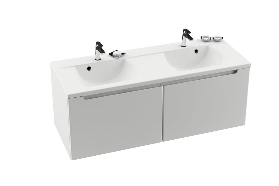 Тумба под умывальник RAVAK SD-1300 Classic, белый/белый