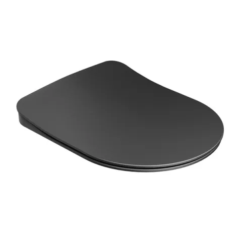 Сиденье для унитаза RAVAK Uni Chrome Flat черное