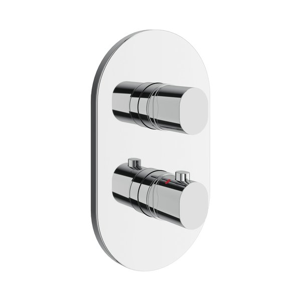 Смеситель скрытого монтажа RAVAK CR II 063.00CR II.O2 хром (2 вывода) + нужен RB 071.50 (X070074)